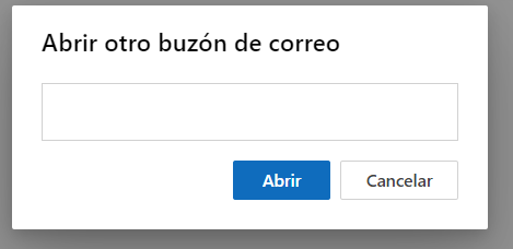 Abrir otro buzon de correo