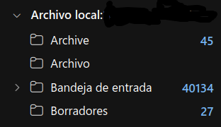 archivado local
